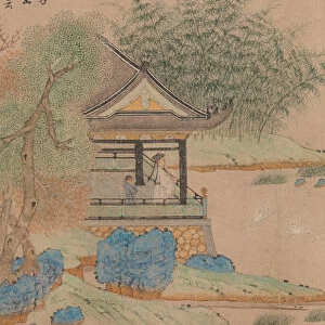 Wang Xizhi watching geese, ca. 1295. Creator: Qian Xuan