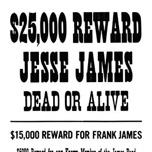 Wanted poster, c1868-1882 (1954)