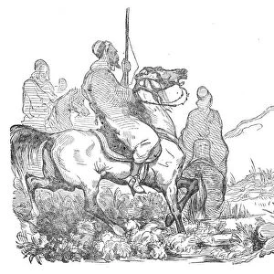 War in Morocco - Arab and Moorish cavalry, 1844. Creator: Unknown