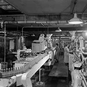 Ward & Sons soft drink bottling plant, Swinton, South Yorkshire, 1960. Artist