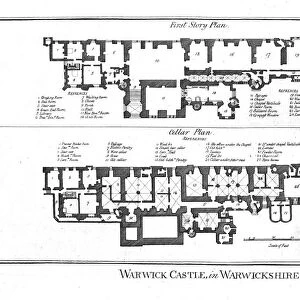 Warwick Castle, in Warwickshire. late 18th century. Artist: Thornton