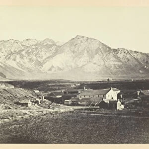Wasatch Range of Rocky Mountains, From Brigham Youngs Woolen Mills, 1868 / 69