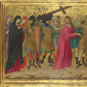 The Way to Calvary (From the Basilica of Santa Croce, Florence), c. 1324-1325. Artist: Ugolino di Nerio (ca 1280-1349)