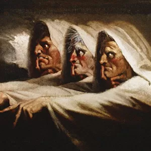 The Weird Sisters (The Three Witches), ca 1782. Artist: Fussli (Fuseli), Johann Heinrich (1741-1825)