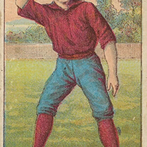Welch, Center Field, St. Louis, from the "Gold Coin"Tobacco Issue, 1887