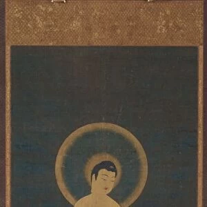 Welcoming Descent of Amida Buddha (Raigo), about 1270—1333. Creator: Unknown