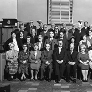 A Wesleyan church conference group from the South Yorkshire town of Mexborough, 1963