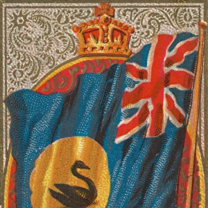 West Australia, from Flags of All Nations, Series 2 (N10) for Allen &