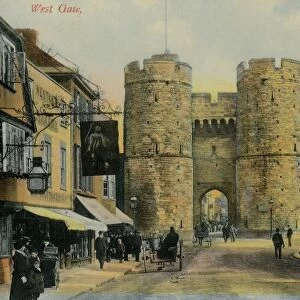 West Gate, Canterbury, late 19th-early 20th century. Creator: Unknown