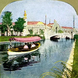 The West Lagoon from the World Fair, St Louis, Missouri, 1904