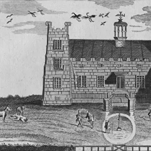 The West Prospect of Lumley-Castle, c1767