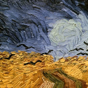 Wheatfield with Crows, (detail) 1890. Artist: Vincent van Gogh