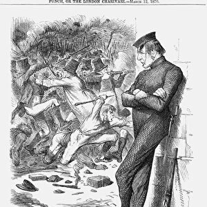 Wheres The (Irish) Police?, 1870. Artist: Joseph Swain