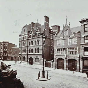 Whitechapel Fire Station, Commercial Road, Stepney, London, 1902