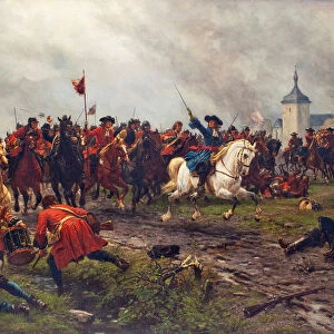 William III of England at the Battle of the Boyne