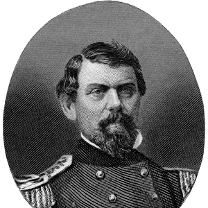 William J Hardee, Confederate general, 1862-1867. Artist: J Rogers