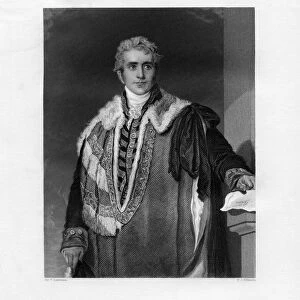 William Pitt Amherst, 1st Earl Amherst, Governor-General of India, 19th century. Artist: WJ Edwards