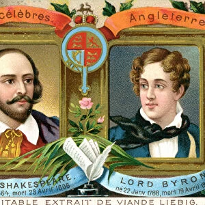 William Shakespeare and Lord Bryron, c1900
