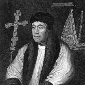 William Warham (1450-1532), Archbishop of Canterbury, 1824. Artist: R Cooper