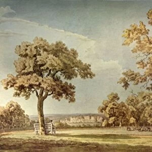 Windsor Castle from the Great Park Near the End of the Long Walk, 1740-1798, (1934)