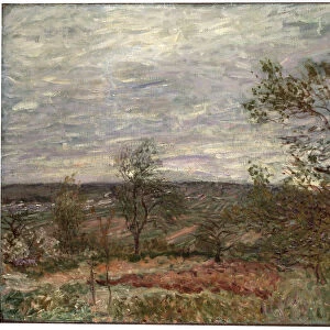 Windy Day at Veneux, 1882. Artist: Alfred Sisley
