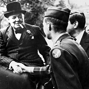 Winston Churchill, British statesman, World War II, 1939-1945