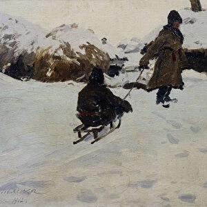 Winter, 1902. Artist: Stolitsa, Evgeni Ivanovich (1870-1929)