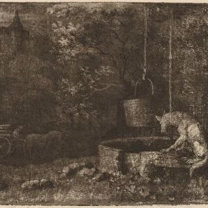 The Wolf and the Well, probably c. 1645 / 1656. Creator: Allart van Everdingen