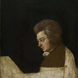 Wolfgang Amadeus Mozart (1756-1791), 1789. Artist: Lange, Josef (1751?1831)