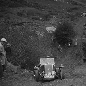 Wolseley competing in the MG Car Club Abingdon Trial / Rally, 1939. Artist: Bill Brunell