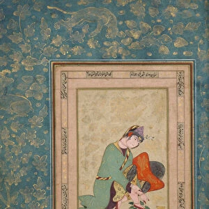 Woman Applying Henna, late 16th century. Creator: Unknown