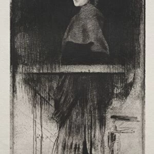 Woman with a cape, 1889. Creator: Albert Besnard (French, 1849-1934)