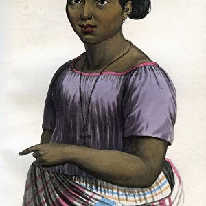 Woman of the Mariana Islands, 1848
