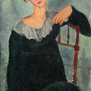 Woman with Red Hair, 1917. Creator: Amadeo Modigliani