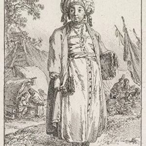 Woman from the Suburbs of Moscow, 1768. Creator: Jean Baptiste Le Prince (French, 1734-1781)