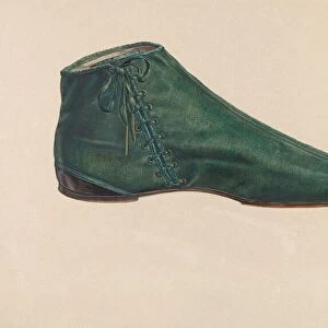 Womans Shoe, 1935 / 1942. Creator: Unknown