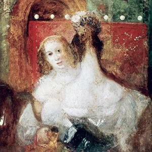 Two Women with a Letter, c1830. Artist: JMW Turner