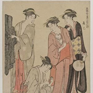 Women of the Tatsumi District (from the series Eastern Customs of the Present Day), c