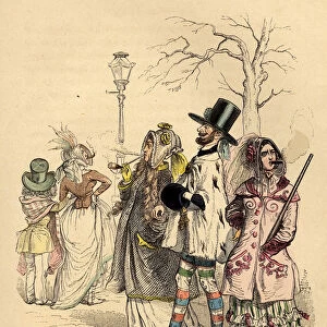 Womens Freedom of Dress, 1840s. Artist: Grandville, Jean-Jacques (1803-1847)