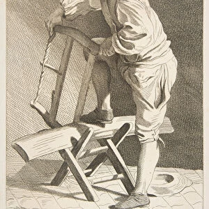 Wood Cutter, 1742. Creator: Caylus, Anne-Claude-Philippe de