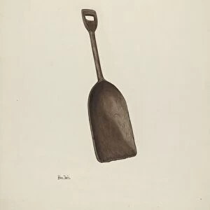 Wooden Grain Shovel, c. 1941. Creator: Pearl Davis