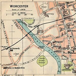 Worcester, c20th Century. Artist: John Bartholomew