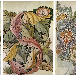 Working drawings by William Morris (1834-1896), 1934. Artist: William Morris
