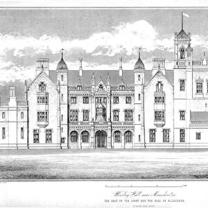 Worsley Hall near Manchester, c1848. Creator: J Bower