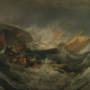 The Wreck of a Transport Ship, c 1810. Creator: Turner, Joseph Mallord William (1775-1851)