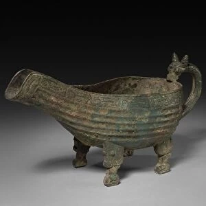Yi: Libation Vessel, c. 900-600 BC. Creator: Unknown