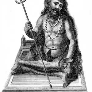 A Yogi meditating, 1811