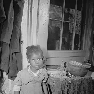 Young girl who lives near the Capitol, Washington, D. C. 1942. Creator: Gordon Parks