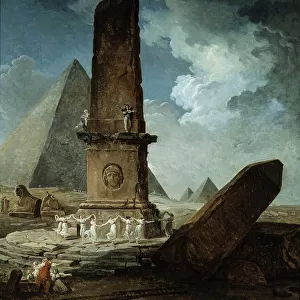Young Girls Dancing Around an Obelisk, 1798