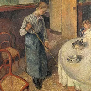 The Young Servant, 1882. Artist: Camille Pissarro